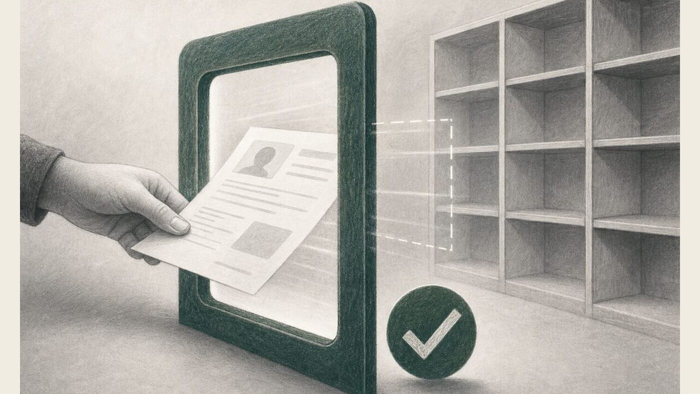 Stateless verification: each eligibility check evaluated independently without building a standing profile at the verifier