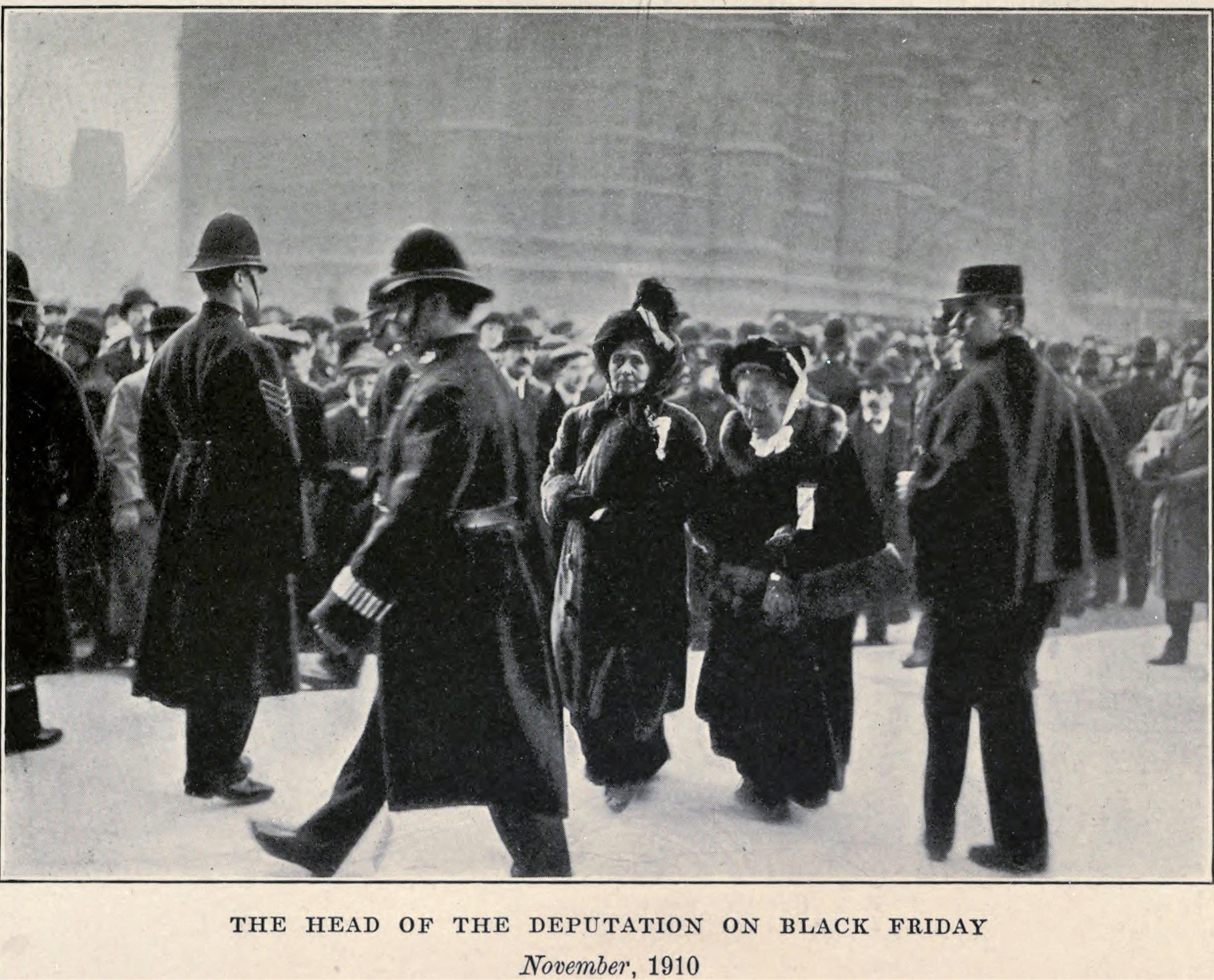 Pankhurst at the Black Friday demonstration